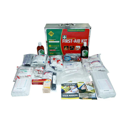 CLASS-C (SS) First Aid Kit – Compact Stainless Steel Emergency Kit