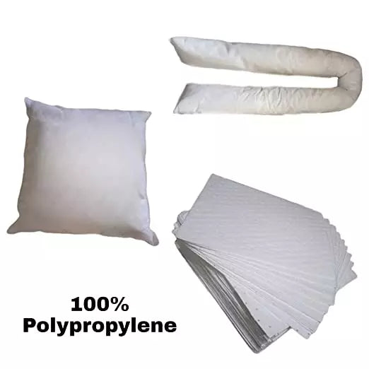 Fuel & Diesel Spill Kit with Wheel Trolley Bin 50 L