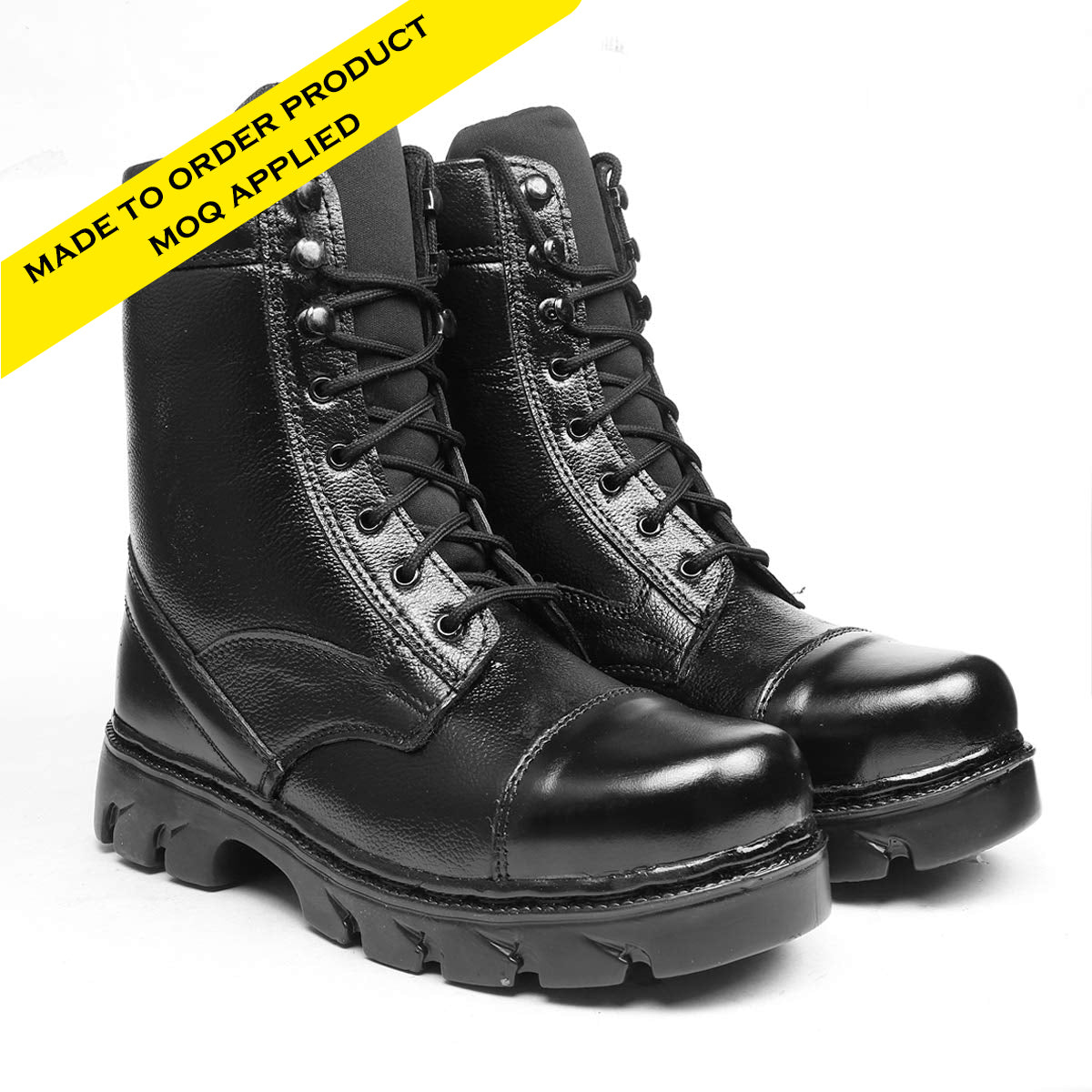 Commando Work Boots Heavy-Duty Leather Boots Oil Acid Resistant