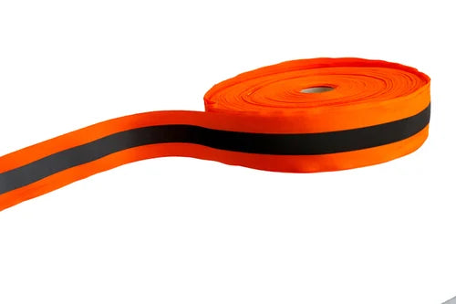 Reflective Orange Webbing Tape
