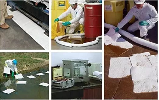 Fuel & Diesel Spill Kit with Wheel Trolley Bin 50 L