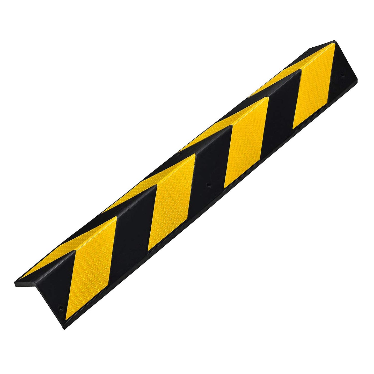 Rubber Corner Guards with Yellow Reflective Stickers