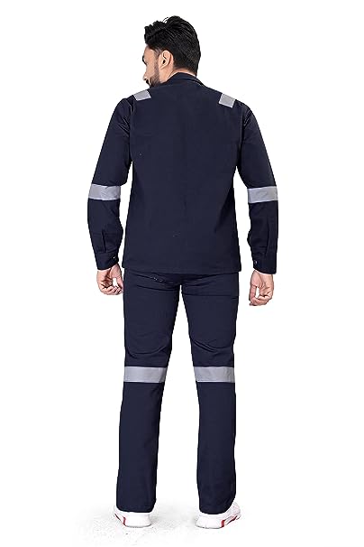Work Suit With Reflective Tape