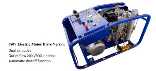 Breathing Air Filling Machine – High-Pressure Compressor for SCUBA & SCBA Cylinders