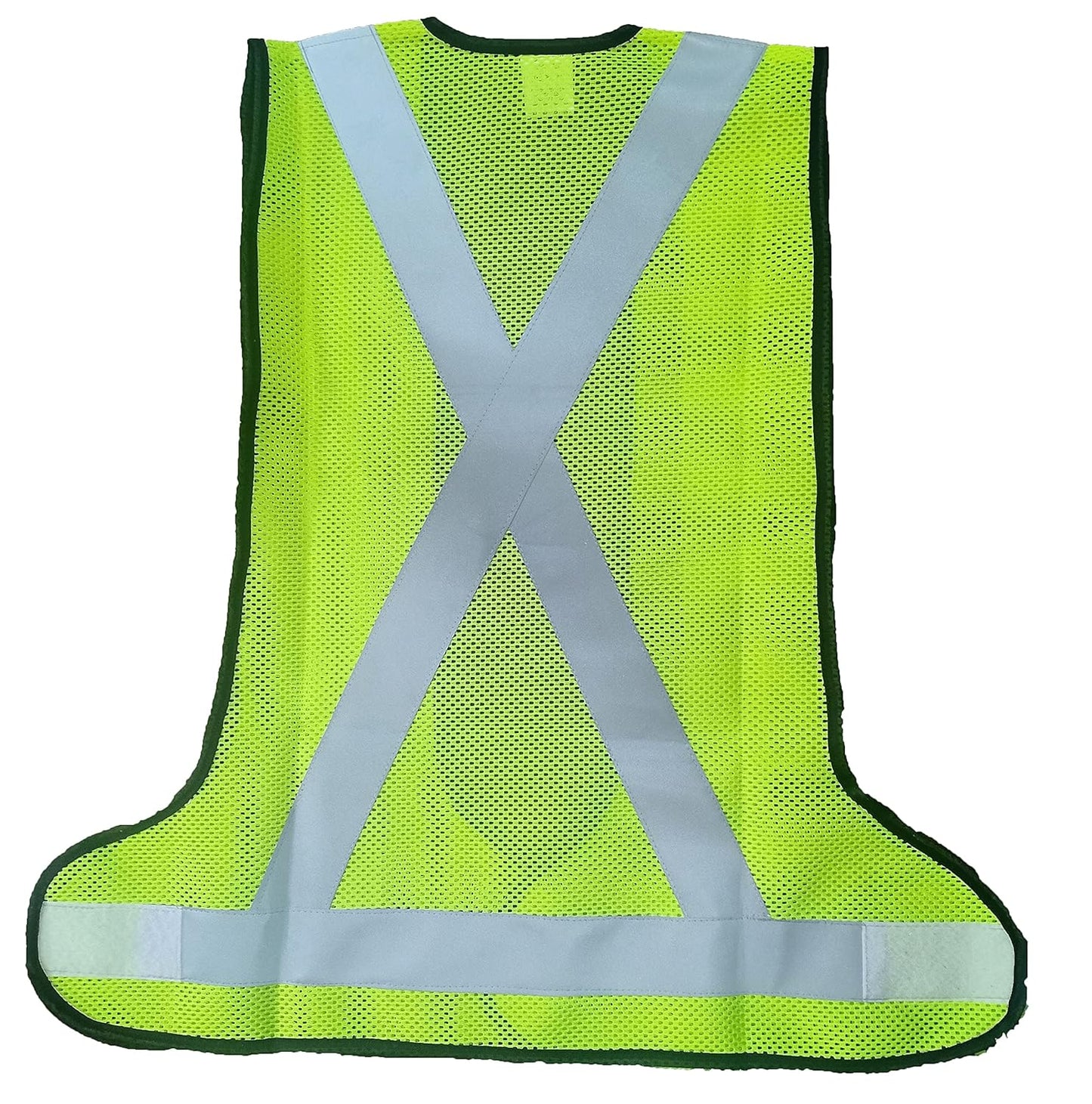 Milan 130 GSM Mesh Reflective Safety Jacket – MSRJ 3 | Certified 2-Inch Tape (DM 1002 – 25 Wash) | 3-Side Opening | S–XL | Express Delivery