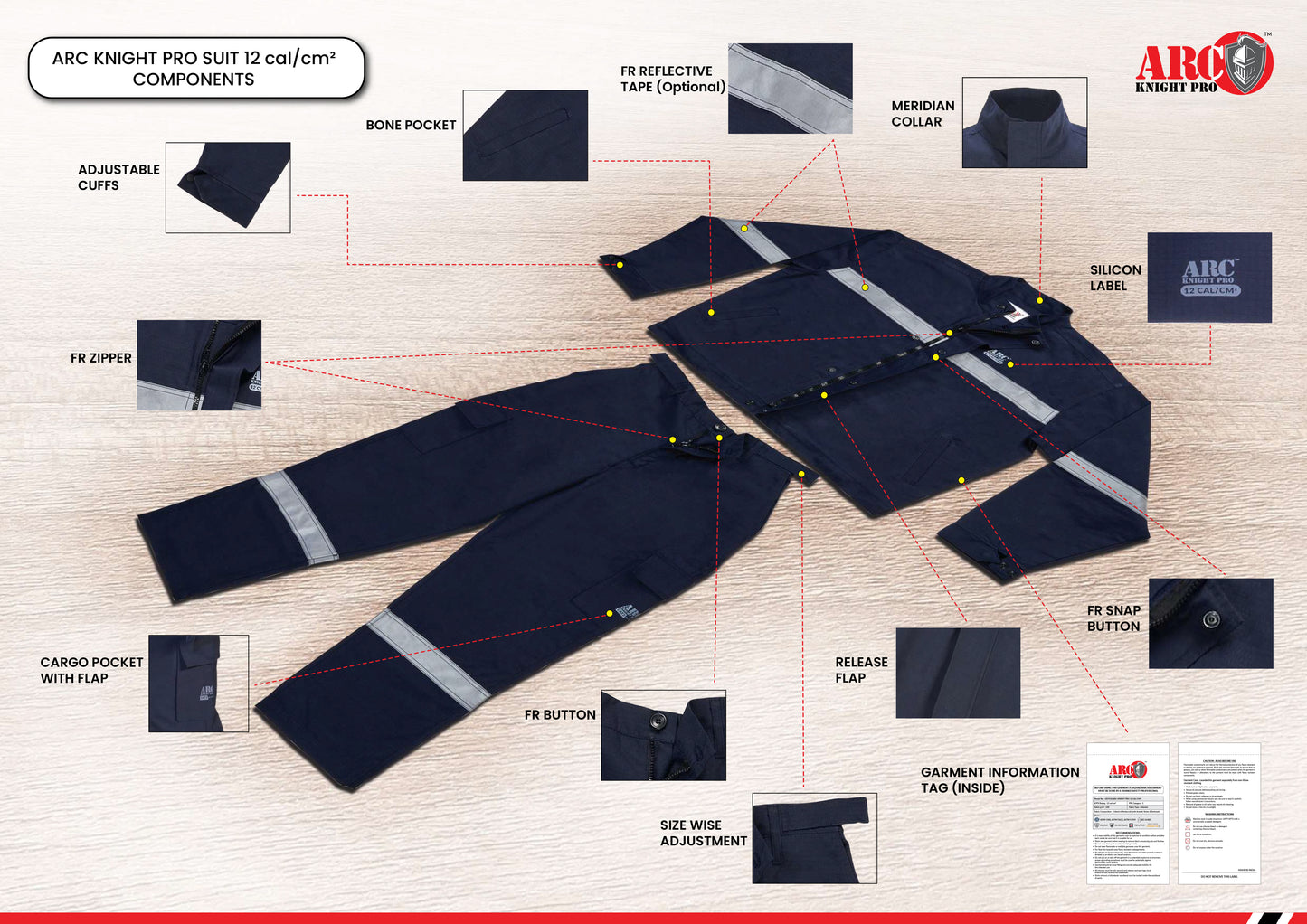 Arc Knight Pro 12 cal/cm²: Reliable Arc Flash Protection with Certified Safety