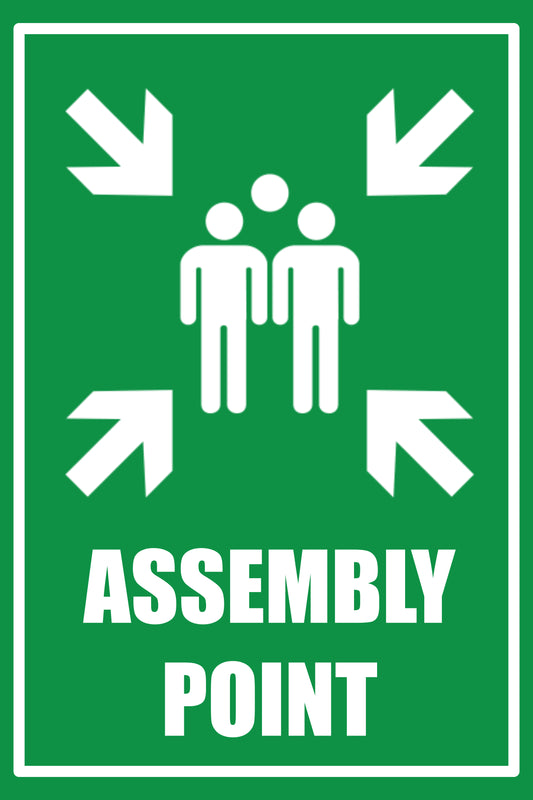 assembly point Signages