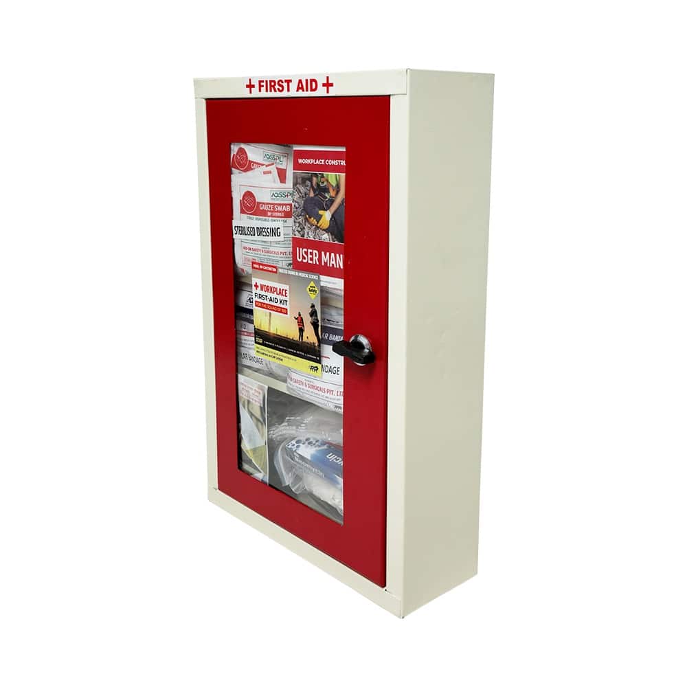 First-Aid Kit As Per BOCW Act (Model: WP-CONSTRUCTION) | Suitable For: 25 persons