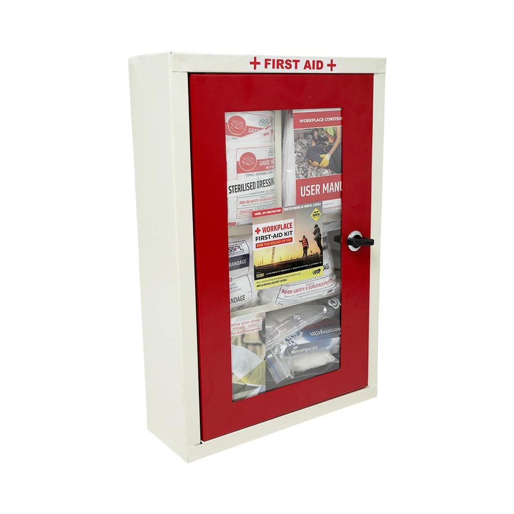 First-Aid Kit As Per BOCW Act (Model: WP-CONSTRUCTION) | Suitable For: 25 persons