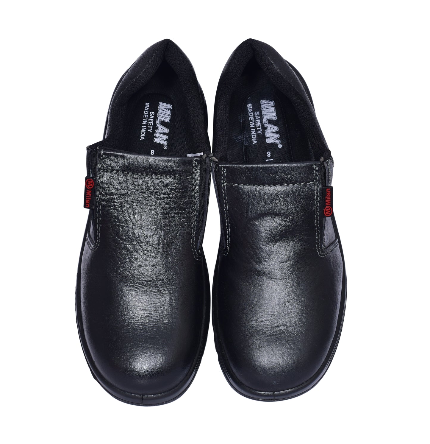 Milan Safety Shoe MS 05 Slip-on Anti-static Safety Shoes | Stylish & Durable with Steel Toe Cap | Sizes 38-46