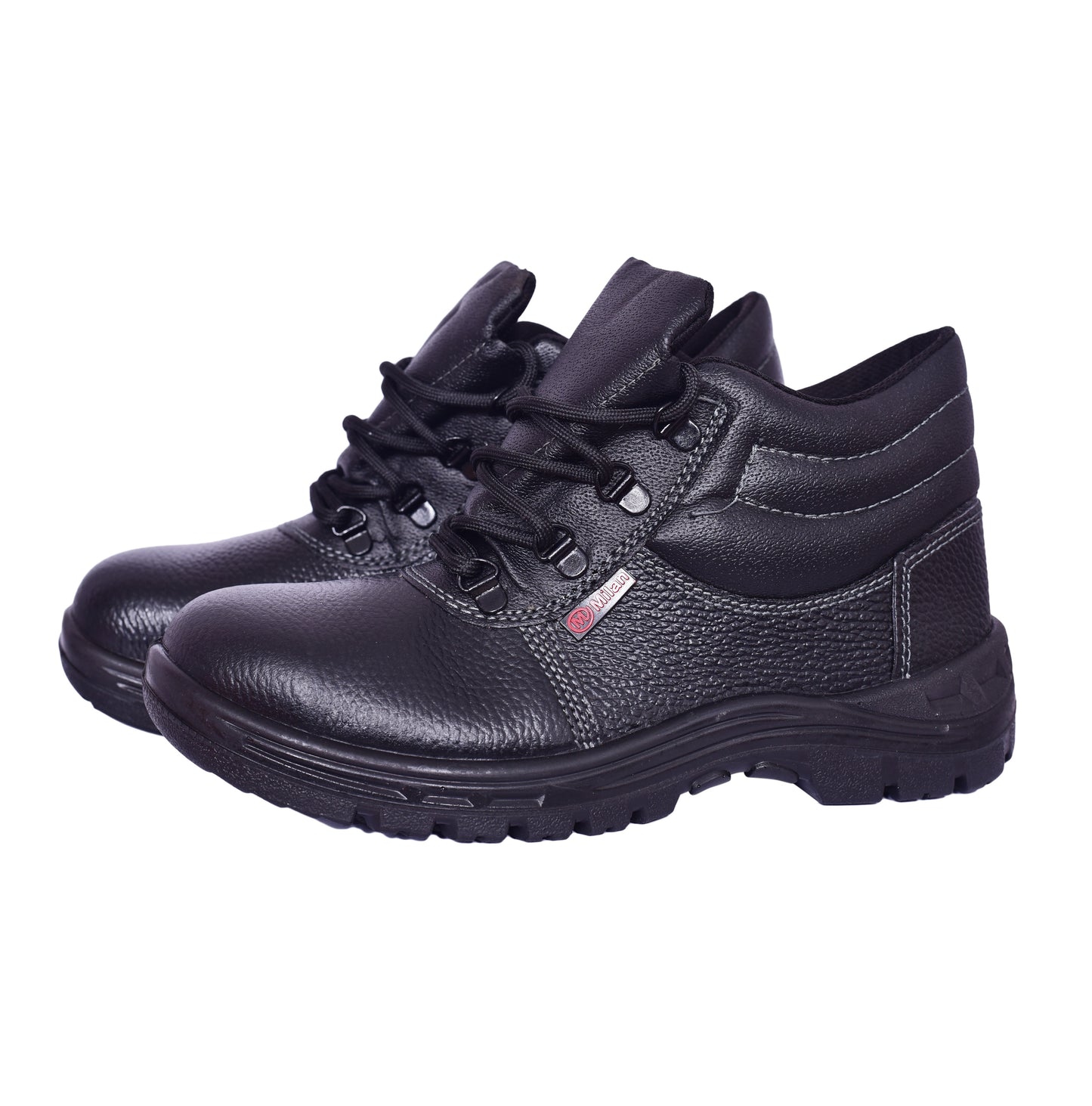 Milan Safety Shoe MS 07 – Lightweight, High-ankle | ISI-Compliant Single -Density Safety Footwear