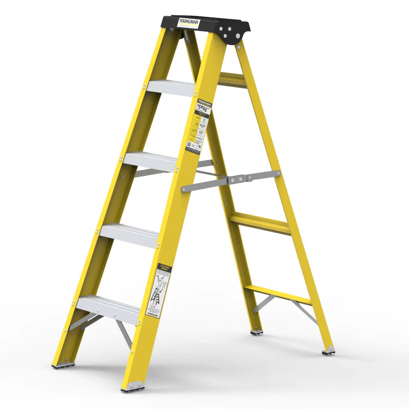 Youngman FRP (Fiberglass) Single Sided Self Supporting Ladder