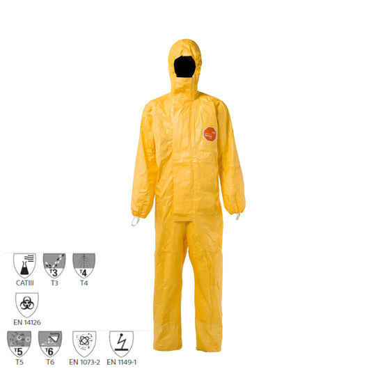 Tychem C Coverall for Splash/Pressurised Splash Protection