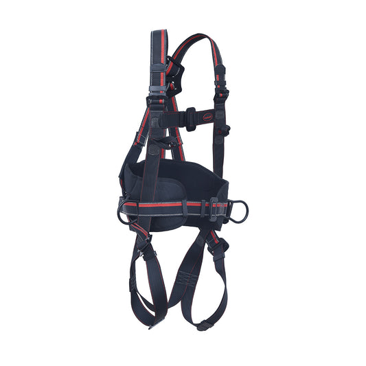 Tower Climbing Harness with 4 Point Adjustment and 3 Point Attachment