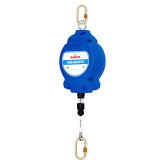 Karam LA0300 15 - LOAD ARRESTER (MAX. WEIGHT 300KGF) WITH GALVANISED STEEL WIRE ROPE DIA 4.8MM LENGTH 15 MTR PN112 AT ANCHORAGE END & PN112 AT ATTACHMENT END