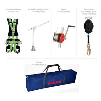 Karam PN 655 - Confined Space Entry Kit with K Tripod