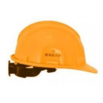 Karam UA521 - Orange Safety Helmet with Plastic Cradle (Pack of 5)