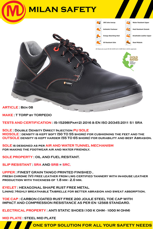 T Torp Ben 08 Safety Shoe - Superior Protection and Comfort