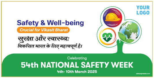 National Safety Week Star Flex Print Banner