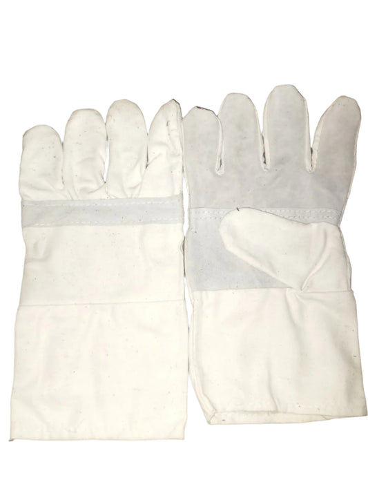 Premium 12-Inch Heavy-Duty Canvas Hand Gloves – Industrial Grade | Pack Of 10pc