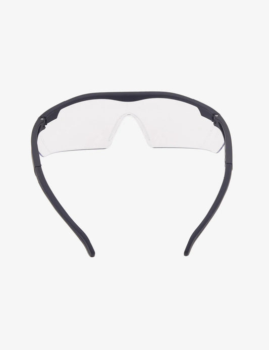 BLACK+DECKER BXPE0502IN Safety Spectacles – Wrap-Around Anti-Scratch UV-Protective Eyewear with 3-Point Adjustable Temple, EN & ISI Certified