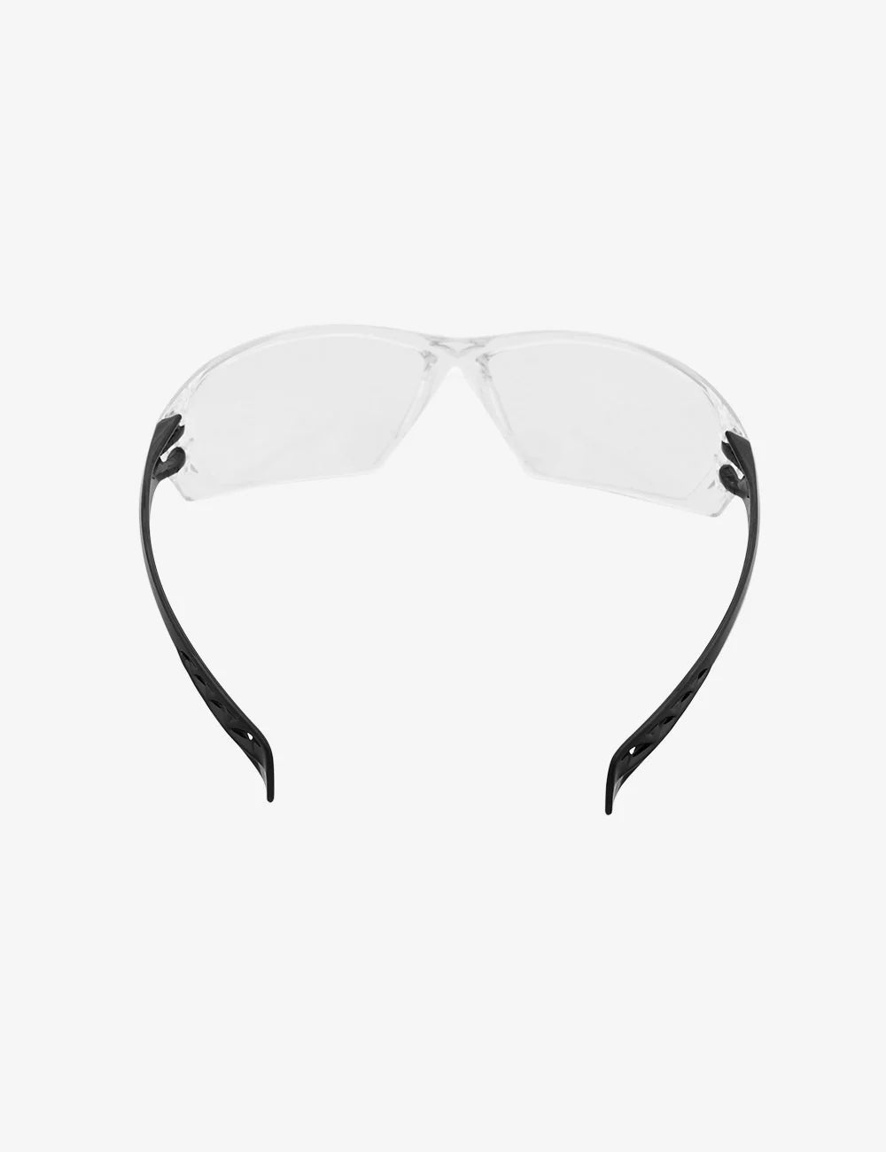 BLACK+DECKER BXPE0506IN Safety Spectacles – Wrap-Around Eye Protection with Beveled Eyebrow Shield, UV & Scratch-Resistant, EN 166 Certified