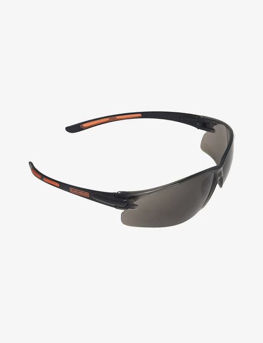 BLACK+DECKER BXPE0515IN Safety Spectacles – Wrap-Around Eye Protection with UV & Scratch Resistance, Beveled Edge, EN 166 Certified