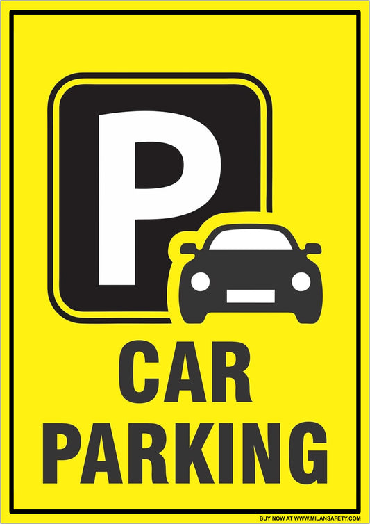 Car parking signage