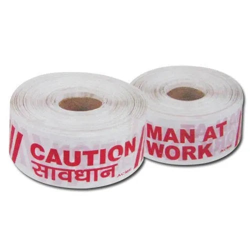 High-Strength Barricading Tape – 100 Meter, White, Safety Marking Tape