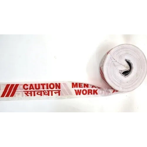 High-Strength Barricading Tape – 100 Meter, White, Safety Marking Tape