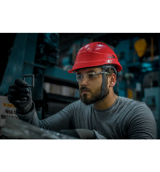 KARAM ISI Certified Industrial Safety Goggles for Eye Protection with Anti-Fog & Anti-Scratch Coating, ES017(CLEAR/ANTIFOG)