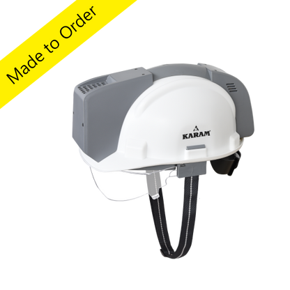 KARAM AC HELMET ISI Certified Aironic Air Conditioned Safety Helmet with Cooling, Heating System