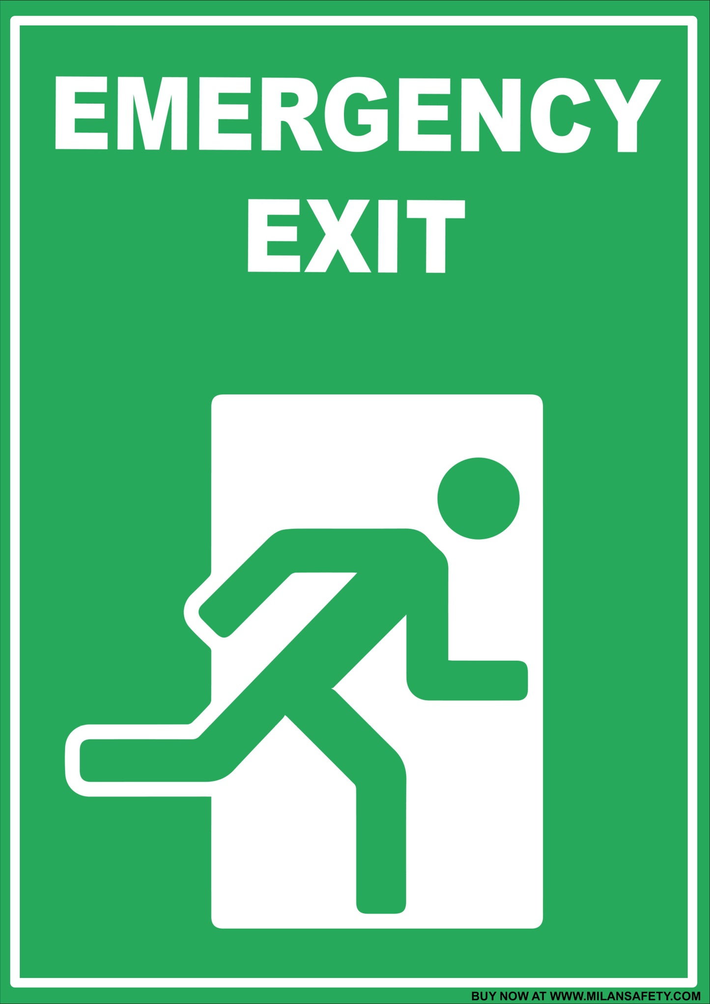 Emergency exit signage