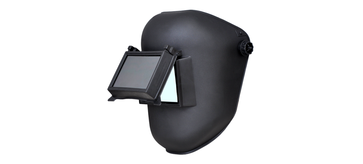 Welding Helmet with Clear Polycarbonate Lens & IR11 Lens, ES61
