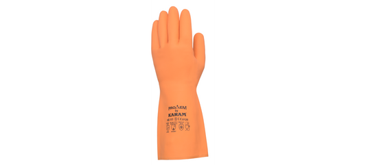 ProKem Chemical Resistent Latex Rubber Glove, HS111