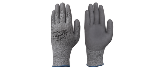 ProKut Multi Purpose Abrasion and Cut Resistance with Grey PU Coating Glove, HS41
