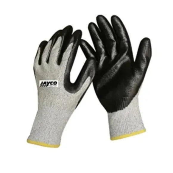 Nitrile Gray Jayco Cut Resistant Hand Gloves