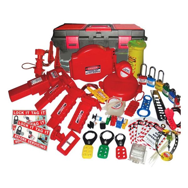 Electrical mechanical loto kit