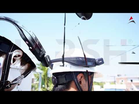 Smart Safety Helmet with HD Camera & Real-Time Monitoring