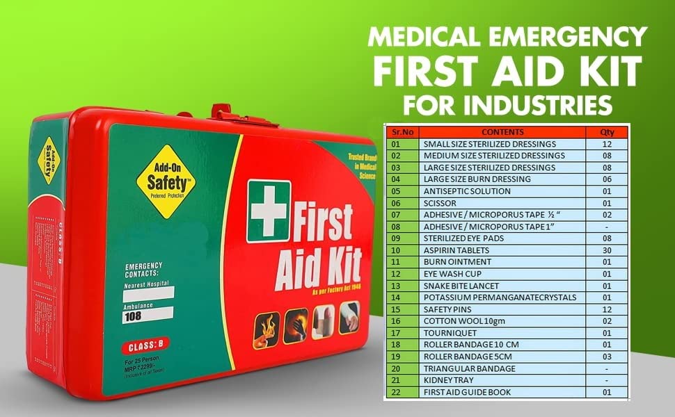 Safety First Aid Box class A type