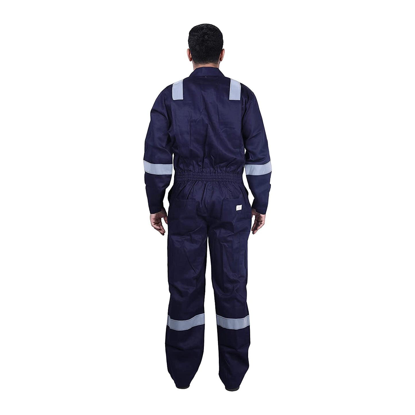 Boiler suits with reflective tape