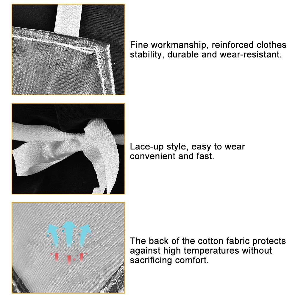 Silver Aluminized Apron,