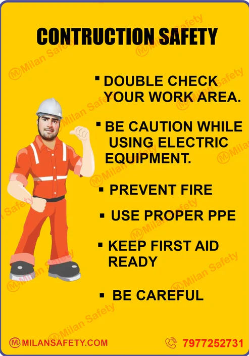 CONSTRUCTION SAFETY | Safety Posters | Safety signs