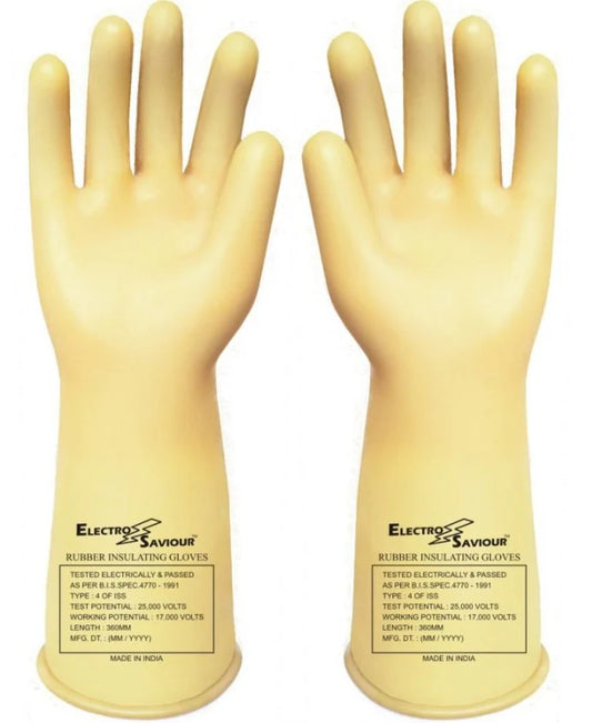 Electrical Safety at Your Fingertips: Electro Saviour Electrical Safety Hand Gloves (JS 1015)