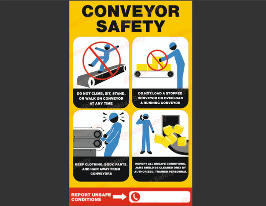 Enhance Workplace Safety with Durable Conveyor Safety Signage