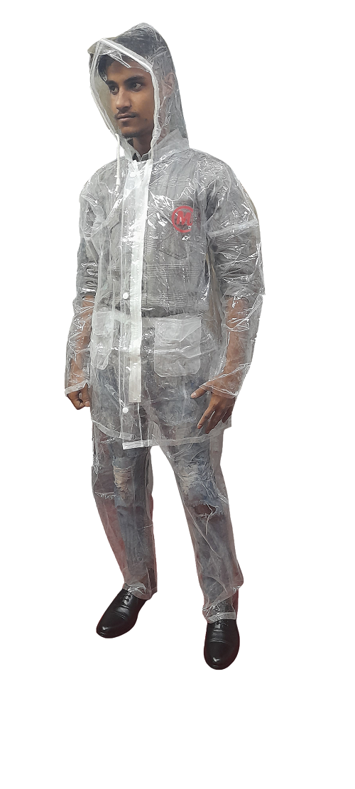 PVC Transperent Raincoat