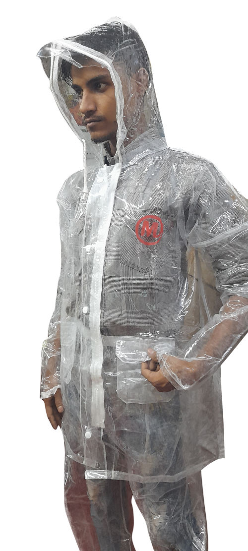 PVC Transperent Raincoat