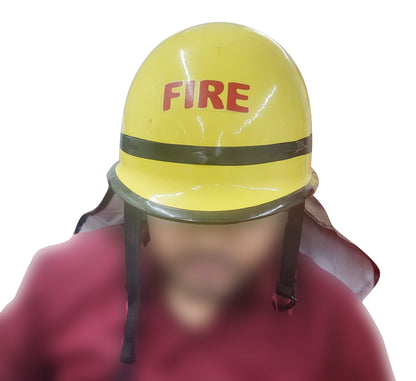 Fireman Helmet Fire-Resistant Helmet Seal with Neck Pad