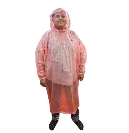 Universal Fit PVC Poncho Raincoat – Available in 10mm & 17mm Thickness | Lightweight & Durable