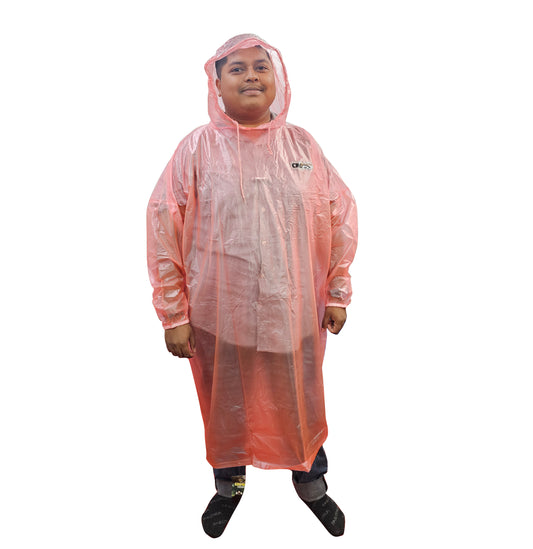 Universal Fit PVC Poncho Raincoat – Available in 10mm & 17mm Thickness | Lightweight & Durable
